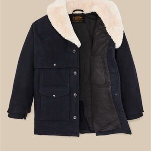 Filson Lined Mackinaw Wool Packer Coat Medium